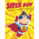 Super Boy- Invitation Pad - 20 Sheets